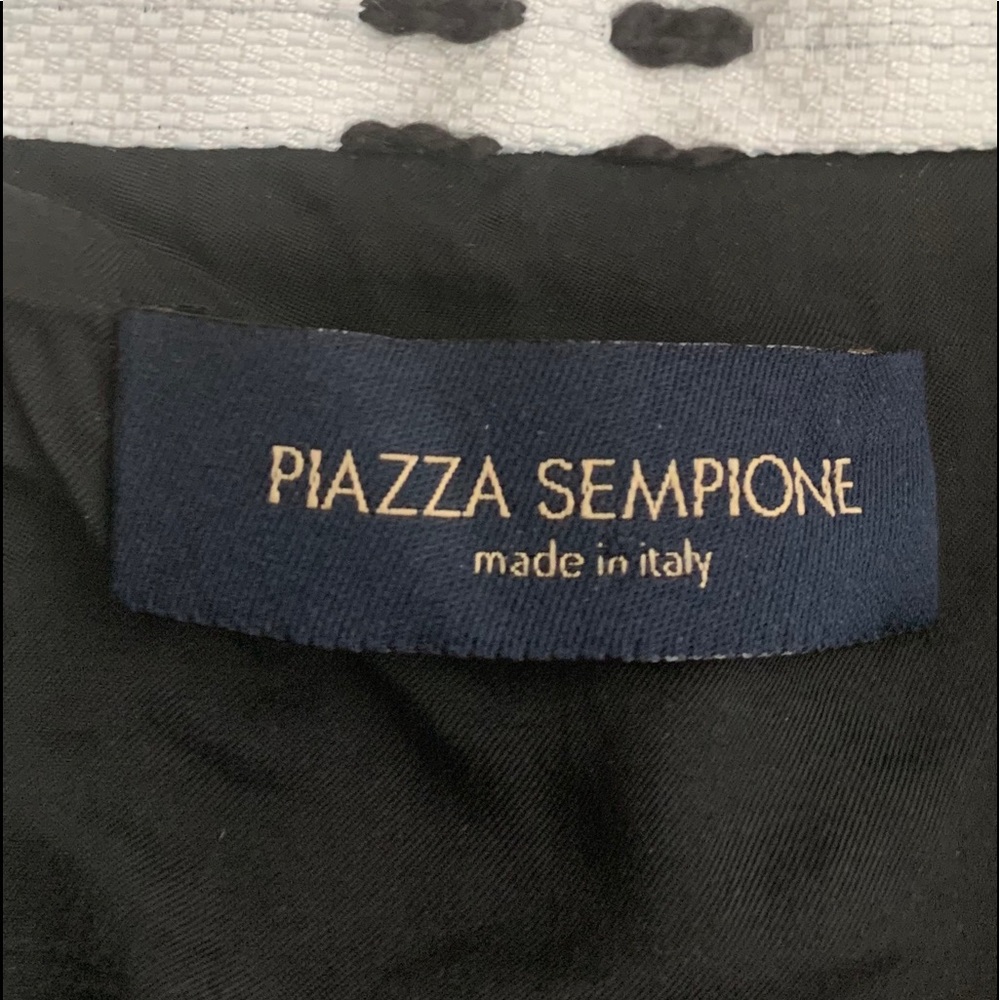 Piazza Sempione short sleeve snap front jacket . - Picture 4 of 8